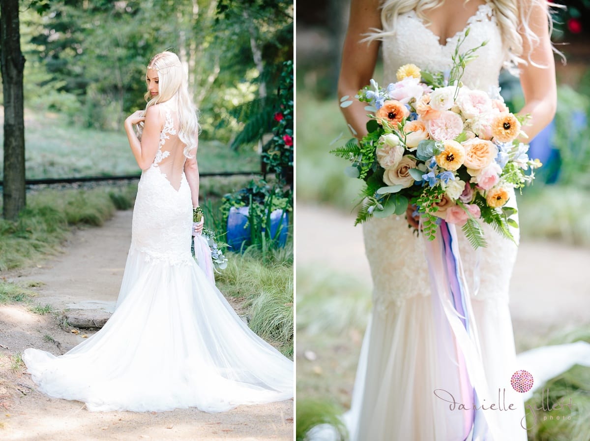 Danielle Gillett Photography, Wedding Photographer, Nestldown, Whimsical Wedding, Bride