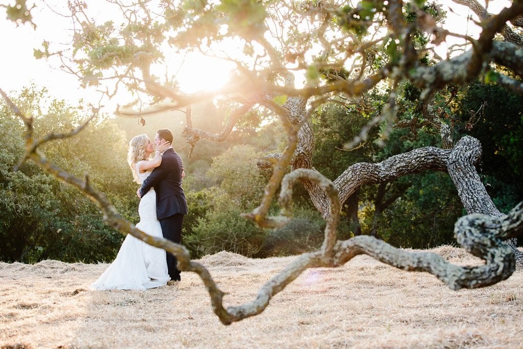Outdoor wedding photography at Holman Ranch in Carmel Valley. Danielle Gillett Photography