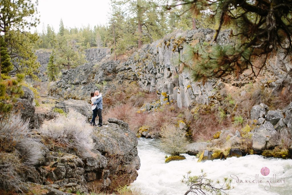 Bend Engagement Session at Dillon Falls