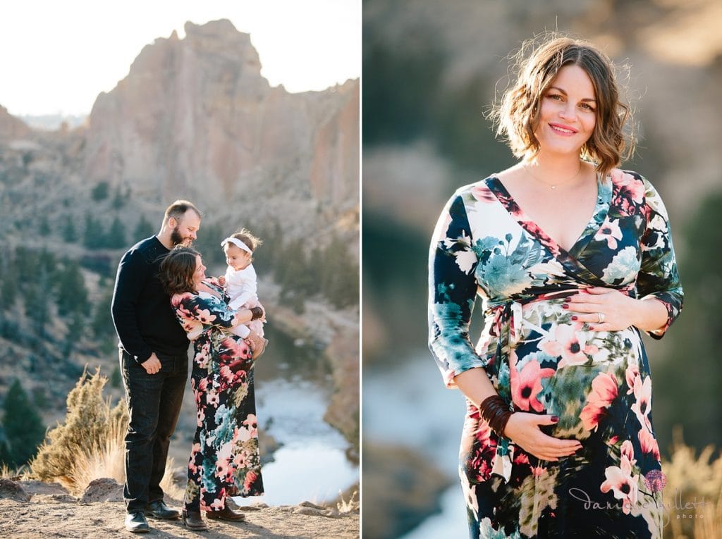 Central Oregon Family Photography at Smith Rock. Smith Rock Family mini sessions. Mom and Baby