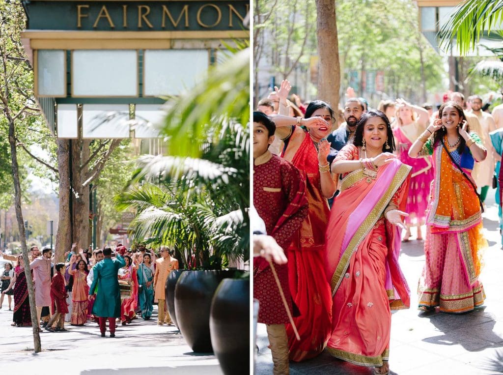Indian Wedding Baraat, Nestldown Wedding Photography, Redwood Wedding in Santa Cruz, Outdoor Wedding, Catholic Indian Wedding, Nestldown Wedding Photographer