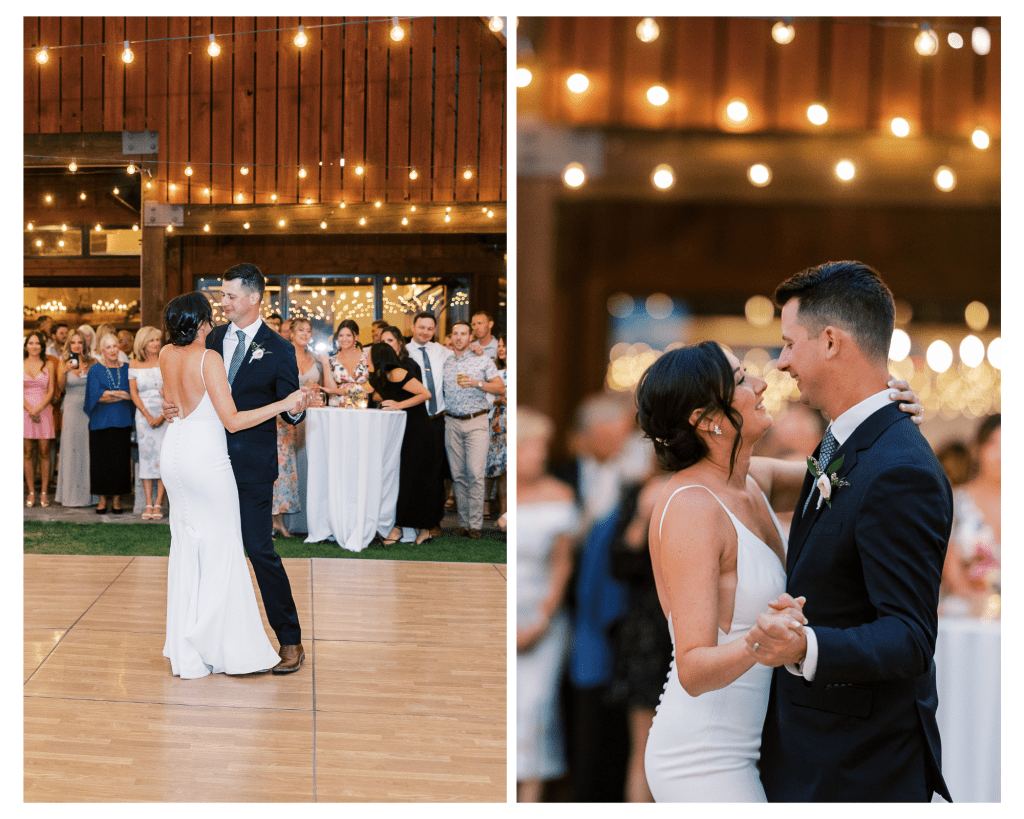 First Dance for Bride and Groom at Brasada Ranch Wedding